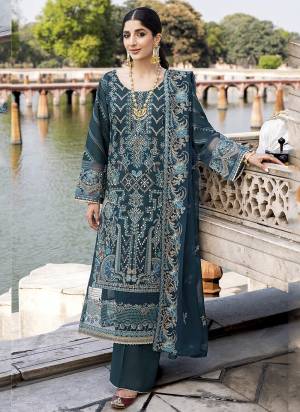 Attrective These Designer Suit in Fine Colored Pair With Bottom And Dupatta.These Top And Dupatta Are Fabricated On Faux Georgette Pair With Santoon Bottom.Its Beautified With Santoon Inner.Its Beautified With Heavy Designer Embroidery Work.