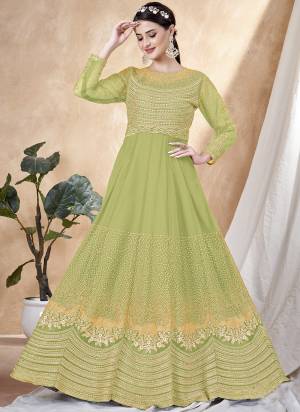 Grab These Designer Paty Wear Anarkali Suit in Fine Colored Pair With Bottom And Dupatta.These Top And Dupatta Are Fabricated On Net Pair With Santoon Bottom.Its Beautified With Santoon Inner.Its Beautified With Heavy Designer Sequance Embroidery Work.