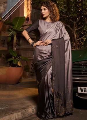 Attrective These Fancy Party Wear Saree in Fine Colored.These Saree Are Satin Georgette And Blouse is Fabricated On Satin Georgette Pair.Its Beautified With Pedding Color With Designer Heavy Swarovski Work.