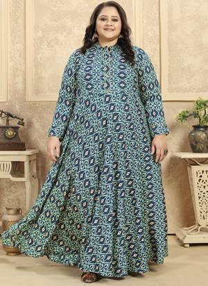 Attrective These Beautiful Looking Readymade Long Kurti.These Kurti is Fabricated On Rayon.Its Beautified With Designer Printed.