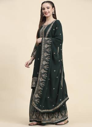 Attrective These Plazzo Suit in Fine Colored Pair With Bottom And Dupatta.These Top Are Faux Georgette And Bottom Are Fabricated On Santoon Pair With aux Georgette Dupatta.Its Beautified With Santoon Inner.Its Beautified With Designer Embroidery Work.