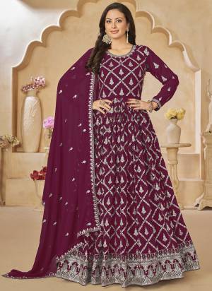 Grab These Designer Paty Wear Anarkali Suit in Fine Colored Pair With Bottom And Dupatta.These Top And Dupatta Are Fabricated On Faux Georgette Pair With Santoon Bottom.Its Beautified With Santoon Inner.Its Beautified With Heavy Designer Embroidery Work.