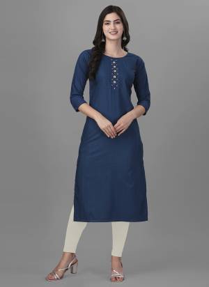 Attrective These Beautiful Designer Readymade Kurti.These Kurti is Fabricated On Rayon.Its Beautified With Wevon Designer With Hand Work.