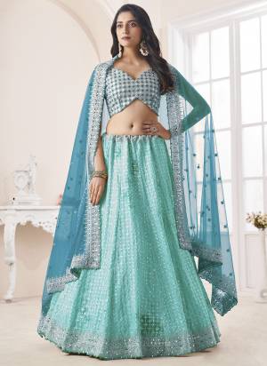 For A Designer Look,Grab These Lehenga Choli in Fine Colored.These Lehenga And Choli Are Fabricated On Georgette Pair With Soft Net Dupatta.Its Beautified With Heavy Designer Embroidery Work.