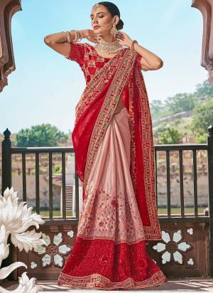 Garb These Designer Saree in Fine Colored.These Saree Are Fancy Fabric And Blouse is Fabricated On Art Silk Pair.Its Beautified Heavy Embroidery, Diamond Work.