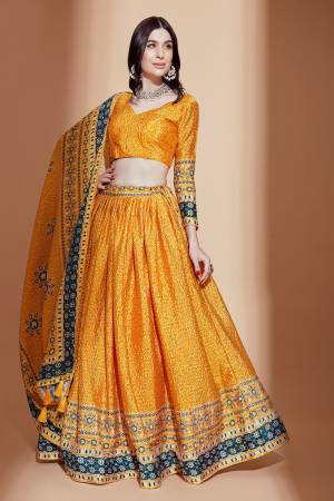 For A Designer Look,Grab These Lehenga Choli in Fine Colored.These Lehenga And Blouse Are Fabricated On Chinon Crochet Pair With Chinon Crochet Dupatta.Its Beautified With Digital Printed,Crochet Embroidery Work.