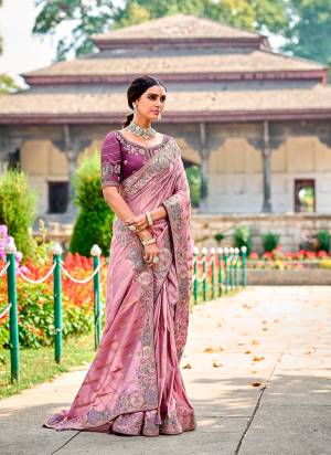 Looking These Party Wear Designer Saree in Fine Colored.These Saree Are Banarasi Silk And Blouse is Fabricated On Raw Silk.Its Beautified With Wevon Designer With Sequance,Jari,Thread Embroidery Work.