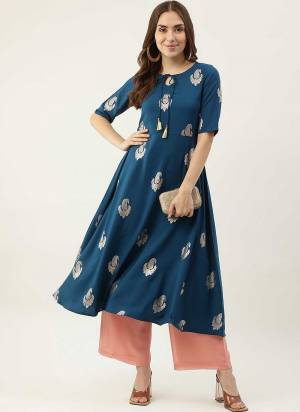 Attrective These Beautiful Looking Readymade Kurti.These Kurti Fabricated On Poly Crepe.Its Beautified With Designer Foil Printed.