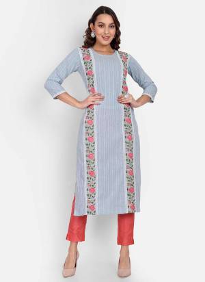 Grab These Beautiful Looking Readymade Long Kurti.These Kurti is Fabricated On Cotton.Its Beautified With Designer Embroidery Work.