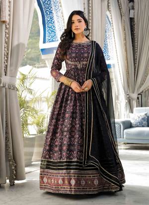 For A Designer Look,Grab These Readymade Gown With Dupatta in Fine Colored.These Gown Are Fabricated On Dola Silk Pair With Chinon Dupatta.Its Beautified With Designer Digital Printed With Hand Work.