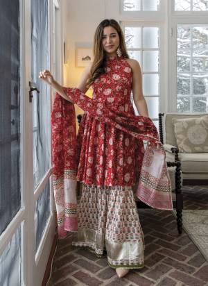 Grab This Readymade Suits In Fine Color Top And Bottom Are Rayon And Dupatta Are Rayon Fabricated Beautified With Printed Designer. It Is Light In Weight And Easy To Carry All Day Long. 