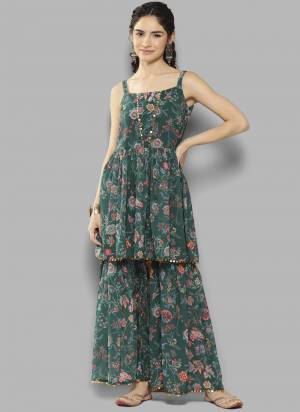 Grab These Beautiful Designer Readymade Kurti With Bottom.These Kurti And Bottom is Fabricated On Georgette.Its Beautified With Designer Printed.