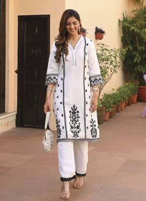 Grab This Readymade Suits In Fine Color Top And Bottom.These Top And Bottom Are Rayon Fabricated Beautified With Designer Embroidery Work. It Is Light In Weight And Easy To Carry All Day Long. 