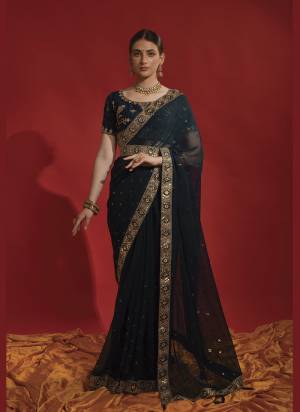 Attrective Look These Saree in Fine Colored.These Saree Are Georgette And Blouse is Mono Banglori Fabricated.Its Beautified With Designer Codding,Sequance Embroidery Work.