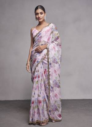 Attrective These Fancy Saree in Fine Colored.These Saree Are Organza And Blouse is Fabricated On Art Silk Pair.Its Beautified With Disigner Printed.