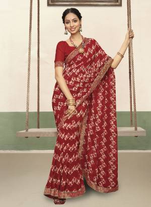 Attrective These Party Wear Saree in Fine Colored.These Saree Are Wetless Georgette And Blouse is Fabricated On Art Silk.Its Beautified With Designer Printed With Digital Printed Lace Border.