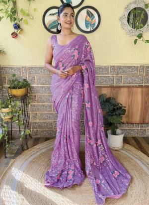 Attrective These Fancy Party Wear Saree in Fine Colored.These Saree Are Georgette And Blouse is Art Silk Fabricated.Its Beautified With Designer Thread,Sequance Embroidery Work.