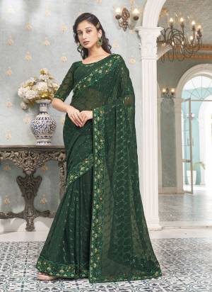 Attrective These Fancy Party Wear Saree in Fine Colored.These Saree And Blouse is Fabricated On Faux Georgette Pair.Its Beautified With Heavy Sequance Embroidery Work.