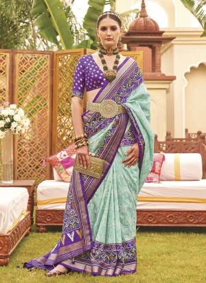 Looking These Party Wear Saree in Fine Colored.These Saree And Blouse is Fabricated On Sigma Silk.Its Beautified Wevon Jari,Thread Designer With Gold Printed.