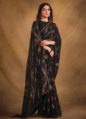 Look Attrective These Designer Party Wear Saree in Fine Colored.These Saree Are Zari Jacquard Print And Blouse Malai Satin is Fabricated.Its Beautified Heavy Fancy Designer Embroidery Work.