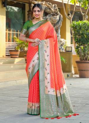 Attrective These Festive Wear Saree in Fine Colored.These Saree And Blouse is Fabricated On Banarasi Silk.Its Beautified With Weaving Jari,Thread Designer.