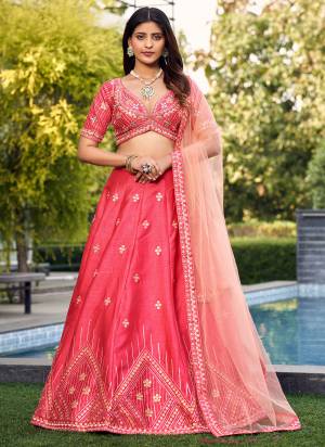 A Designer Look,Grab These Readymade Lehenga Choli in Fine Colored.These Lehenga And Blouse Are Art Silk And Dupatta Are Fabricated On Net.Its Beautified With Designer Embroidery Work.