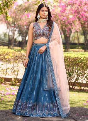 A Designer Look,Grab These Readymade Lehenga Choli in Fine Colored.These Lehenga And Blouse Are Art Silk And Dupatta Are Fabricated On Net.Its Beautified With Designer Embroidery Work.