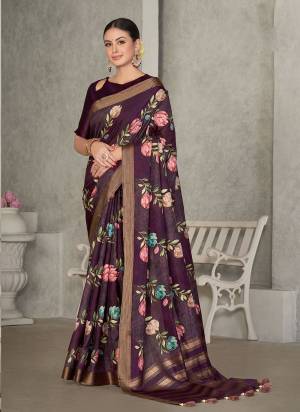 Look Attrective These Designer Party Wear Saree in Fine Colored.These Saree Are Rangkat Tussar Silk And Blouse Rangkat Tussar Silk is Fabricated.Its Beautified Printed,Designer Embroidery Work.