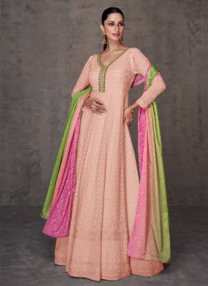 Attrective These Party Wear Anarkali Suit in Fine Colored Pair With Bottom And Dupatta.These Top Are Georgette And Dupatta Are Chinon And Pair With Santoon Bottom.Its Beautified With Santoon Inner.Its Beautified With Heavy Designer Embroidery Work.