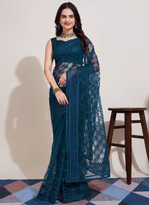 Attrective Look These Saree in Fine Colored.These Saree Are Soft Net And Blouse is Mono Banglori Fabricated.Its Beautified With Designer Multy Thread Embroidery Work.