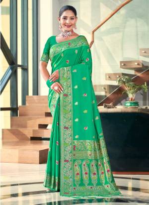  Looking These Party Wear Saree in Fine Colored.These Saree And Blouse is Fabricated On Silk.Its Beautified With Weavon Jari Designer.