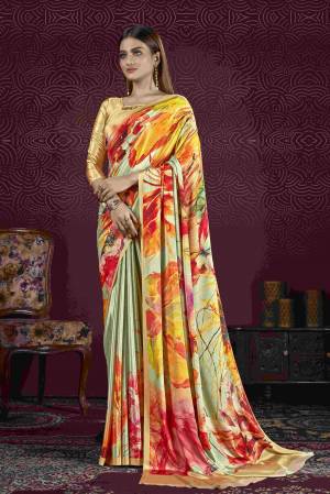 Attrective Look These Festive Wear Saree in Fine Colored.These Saree And Blouse is Fabricated On Crepe Silk.Its Beautified With Designer Digital Printed.