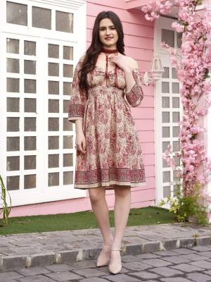 Attrective These Beautiful Looking Readymade Western Kurti.These Kurtis Fabricated On Crepe.Its Beautified With Designer Printed With Gold Foil .