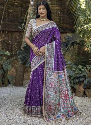 Garb These Party Wear Fancy Saree in Fine Colored.These Saree And Blouse is Fabricated On Tusser Silk.Its Beautified With Designer Printed.