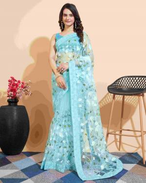 Attrective Look These Saree in Fine Colored.These Saree Are Soft Net And Blouse is Mono Banglori Fabricated.Its Beautified With Designer Multy Thread Embroidery Work.