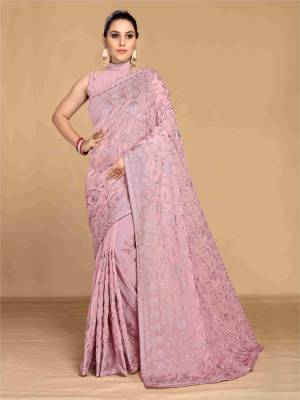  Look These Party Wear Saree in Fine Colored.These Saree Are Georgette And Blouse is Mono Banglori Fabricated.Its Beautified With Heavy Designer Thread Embroidery Work.