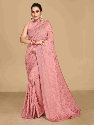  Look These Party Wear Saree in Fine Colored.These Saree Are Georgette And Blouse is Mono Banglori Fabricated.Its Beautified With Heavy Designer Thread Embroidery Work.