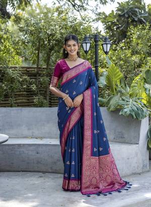 Attrective These Party Wear Fancy Saree in Fine Colored.These Saree And Blouse is Fabricated On Tusser Silk.Its Beautified With Wevon Jacquard Designer.