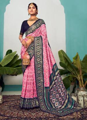  These Party Wear Saree in Fine Colored.These Saree And Blouse is Fabricated On Cotton Silk Pair.Its Beautified With Wevon Jari Designer,Chevron Printed With Polka Dots.