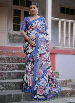 Attrective These Party Wear Fancy Saree in Fine Colored.These Saree And Blouse is Fabricated On Tussar Silk.Its Beautified With Designer Floral Printed.