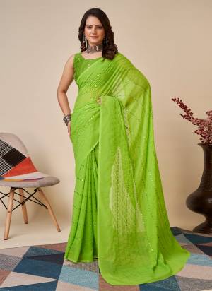 Attrective Look These Saree in Fine Colored.These Saree Are Georgette And Blouse is Art Silk Fabricated.Its Beautified With Designer Thread,Sequance Embroidery Work.