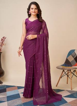 Attrective Look These Saree in Fine Colored.These Saree Are Georgette And Blouse is Art Silk Fabricated.Its Beautified With Designer Thread,Sequance Embroidery Work.