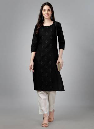 Attrective These Beautiful Looking Readymade Straight Kurti.These Kurti is Fabricated On Cotton Magic Slub.Its Beautified With Designer Embroidery Work .