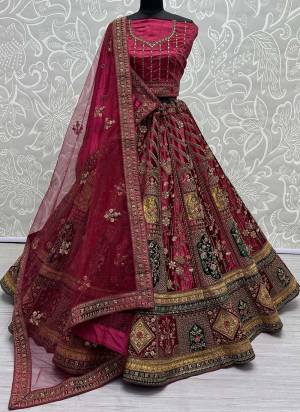 For A Fancy Designer Look,Grab These Lehenga Choli With Dupatta in Fine Colored.These Lehenga And Choli Are Velvet And Dupatta Are Fabricated On Soft Net And Velvet Pair.Its Beautified With Designer Patch Work,Dori,Jari,Sequance,Thread Embroidery With Diamond Work.