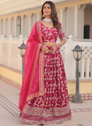 For A Designer Look,Grab These Lehenga Choli in Fine Colored.These Lehenga And Blouse Are Fabricated On Viscoce Jacquard Pair With Russion Silk Dupatta.Its Beautified With Designer Sequance Embroidery Work.