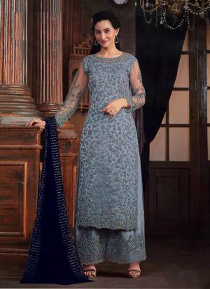 Attrective These Designer Plazzo Suit in Fine Colored Pair With Bottom And Dupatta.These Top Are Net And Dupatta Are Fabricated On Georgette Pair With Net Bottom.Its Beautified With Satin Inner.Its Beautified With Heavy Designer Embroidery Work.