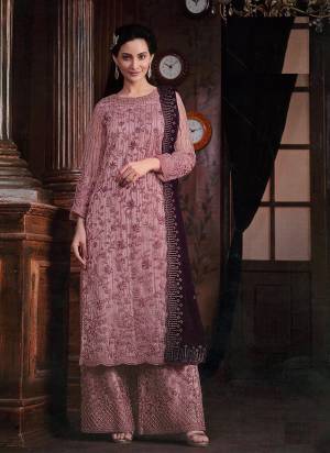 Attrective These Designer Plazzo Suit in Fine Colored Pair With Bottom And Dupatta.These Top Are Net And Dupatta Are Fabricated On Georgette Pair With Net Bottom.Its Beautified With Satin Inner.Its Beautified With Heavy Designer Embroidery Work.