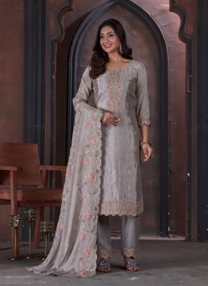 Grab These Looking Salwar Suit in Fine Colored Pair With Bottom And Dupatta.These Top And Dupatta Are Fabricated On Chinon Pair With Santoon Bottom.Its Beautified With Santoon Bottom.Its Beautified With Heavy Designer Embroidery Work.