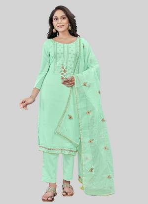 Looking These Designer Salwar Suit in Fine Colored Pair With Bottom And Dupatta.These Top Are Modal Silk And Dupatta Are Fabricated Organza Pair With Santoon Bottom.Its Beautified With Designer Embroidery Work.