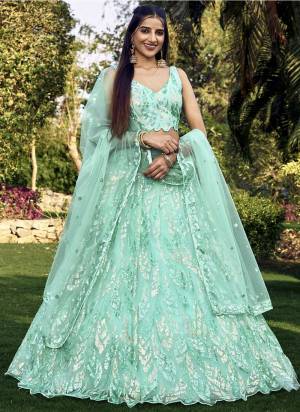 For A Designer Look,Grab These Lehenga Choli in Fine Colored.These Lehenga Are Soft Net And Blouse Are Fabricated On Soft Net Pair With Dupatta Are Soft Net.Its Beautified With  Designer Thread Sequance Embroidery Work.